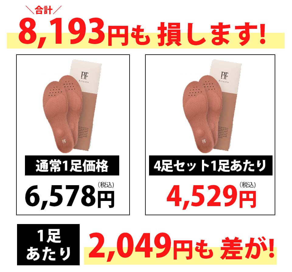 ピットソール　差額