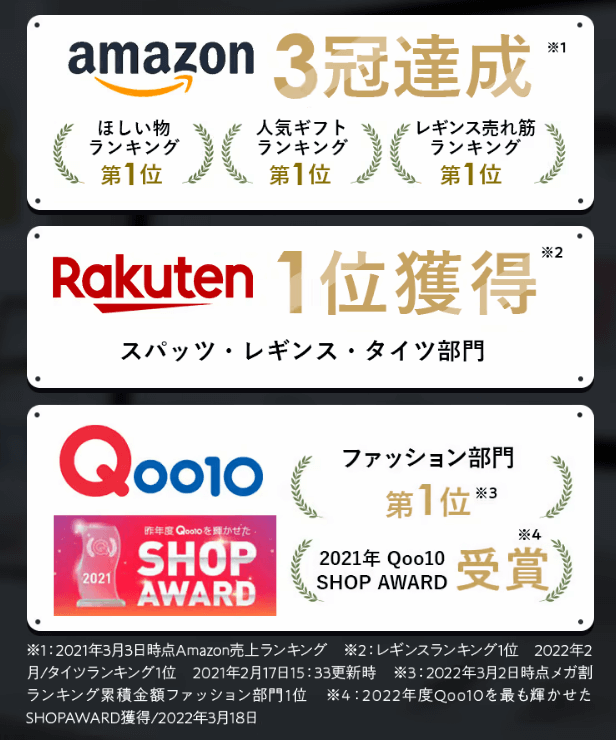 パジャマレギンス 受賞