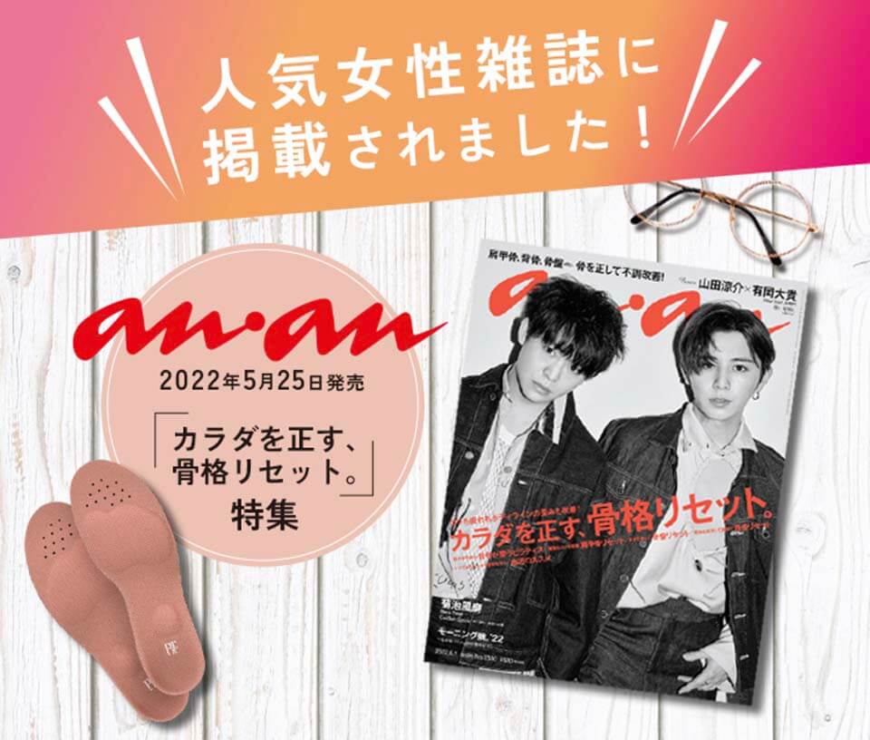 ピットソール　anan掲載